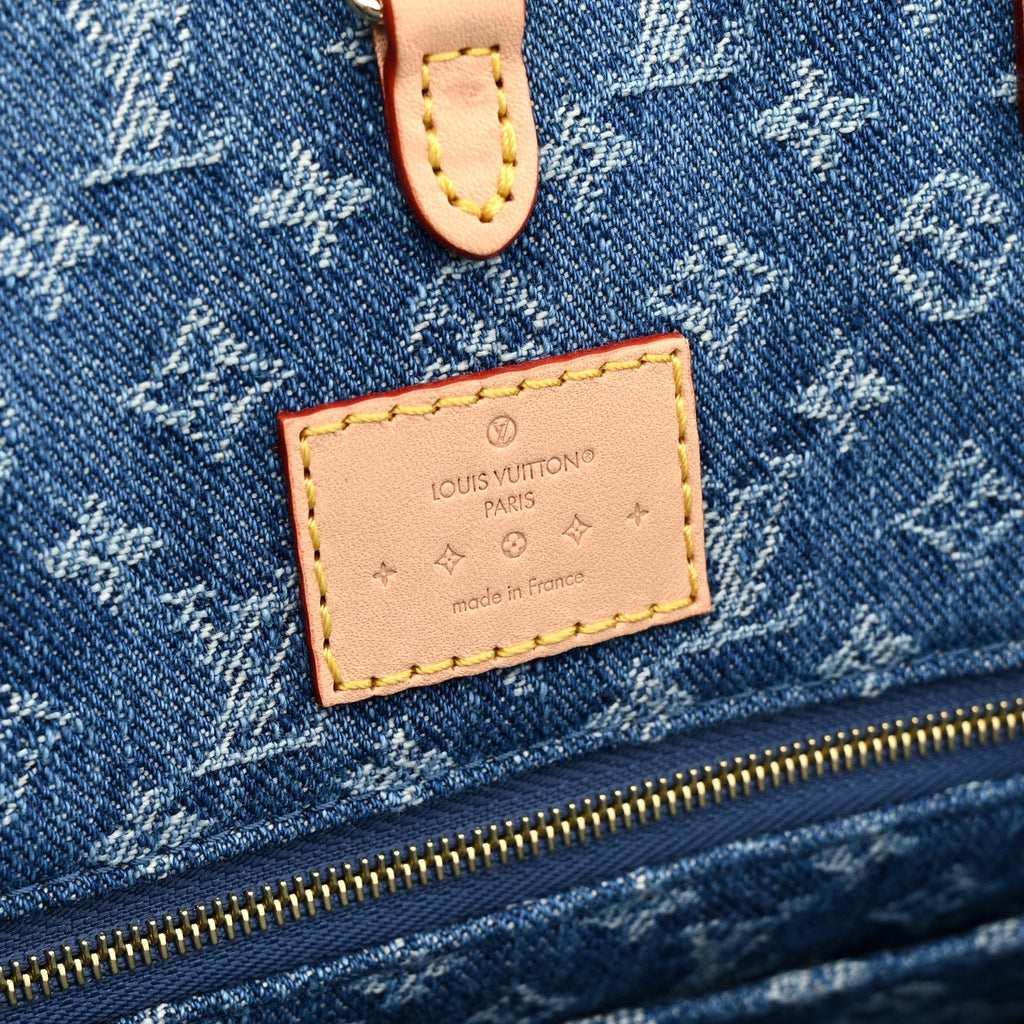 Monogram Denim Onthego MM Blue