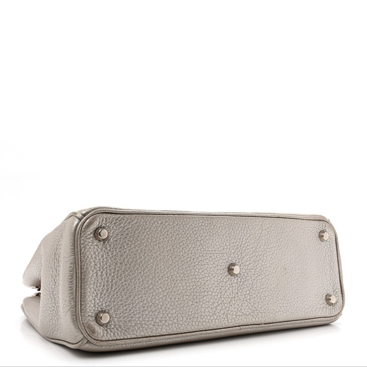 Metallic Bullcalf Medium Diorissimo Bag Champagne