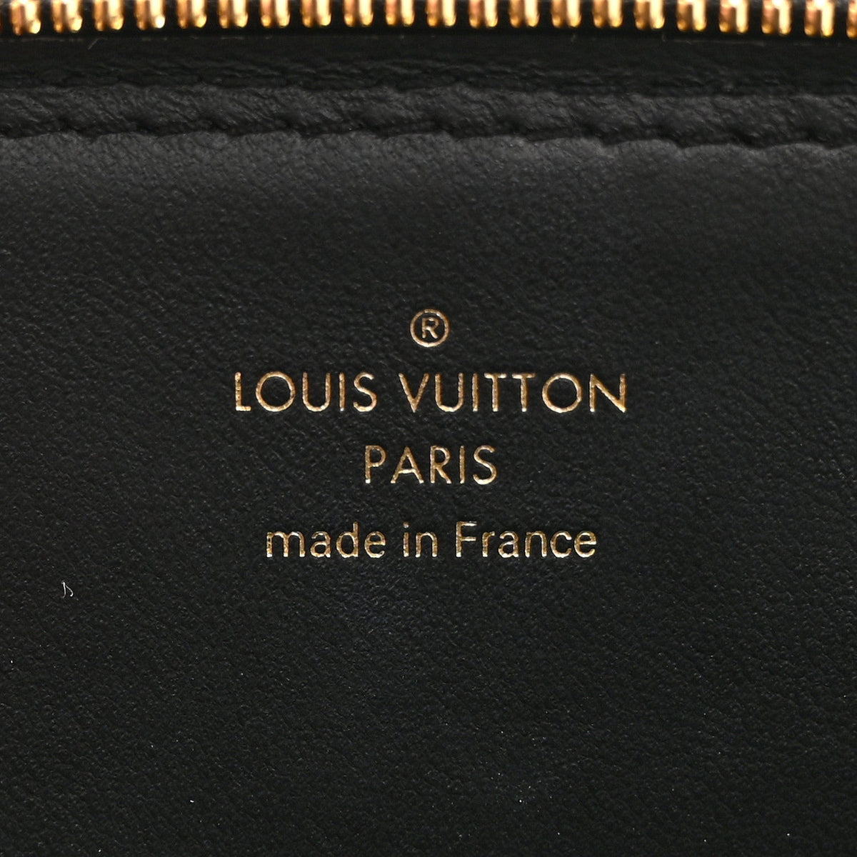 Lambskin Malletage Alma BB Black White
