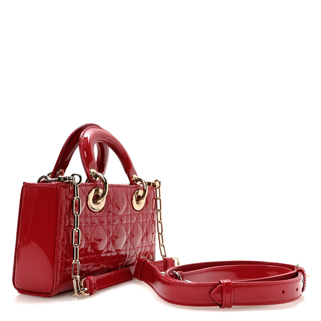 Patent Cannage Small Lady D-Joy Red