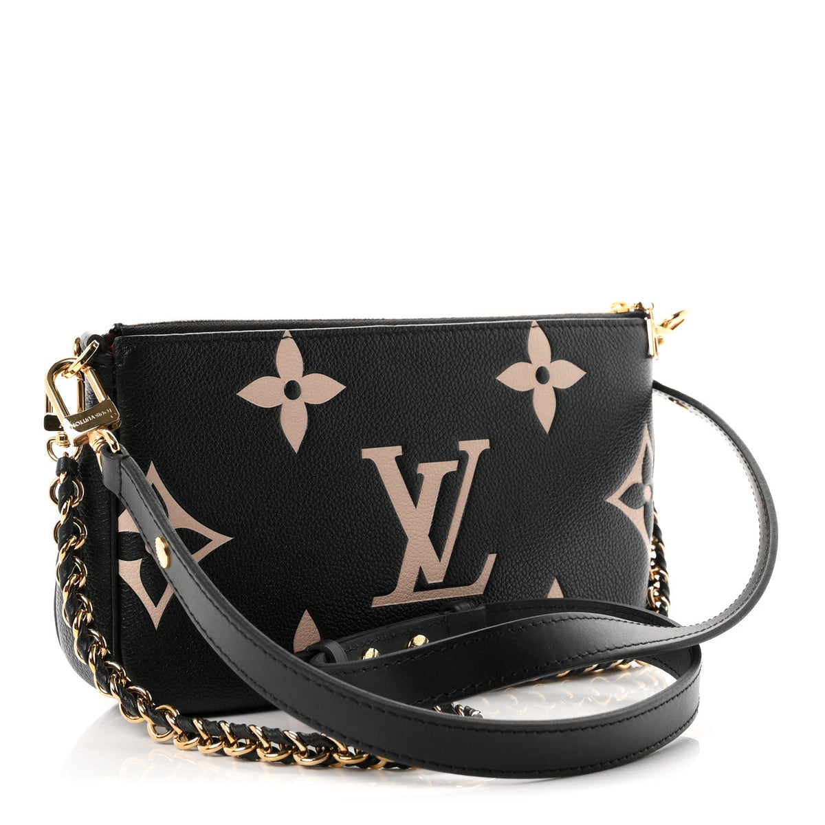 Empreinte Monogram Giant Multi Pochette Accessories Black Beige