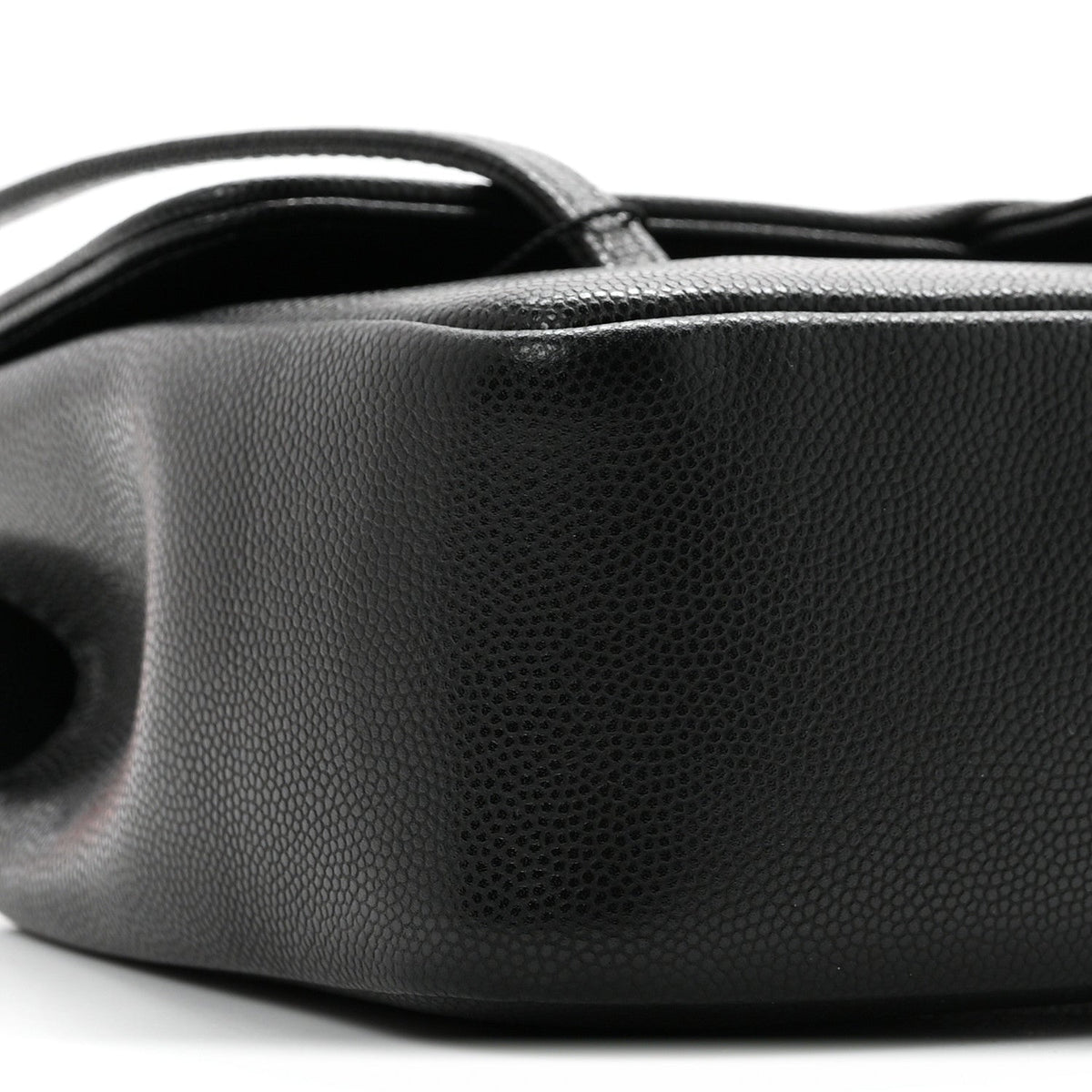 Shiny Caviar Preppy Coco Small Flap Black