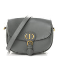 Box Calfskin Medium Bobby Flap Gray