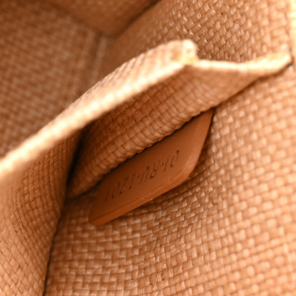 Raffia Macro Cannage Lady D-Joy Natural