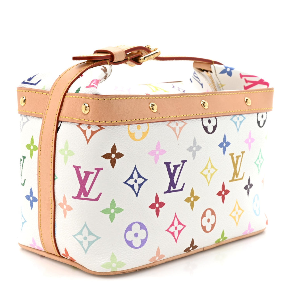 LV x TM Monogram Multicolor Cruiser Toiletry Bag White