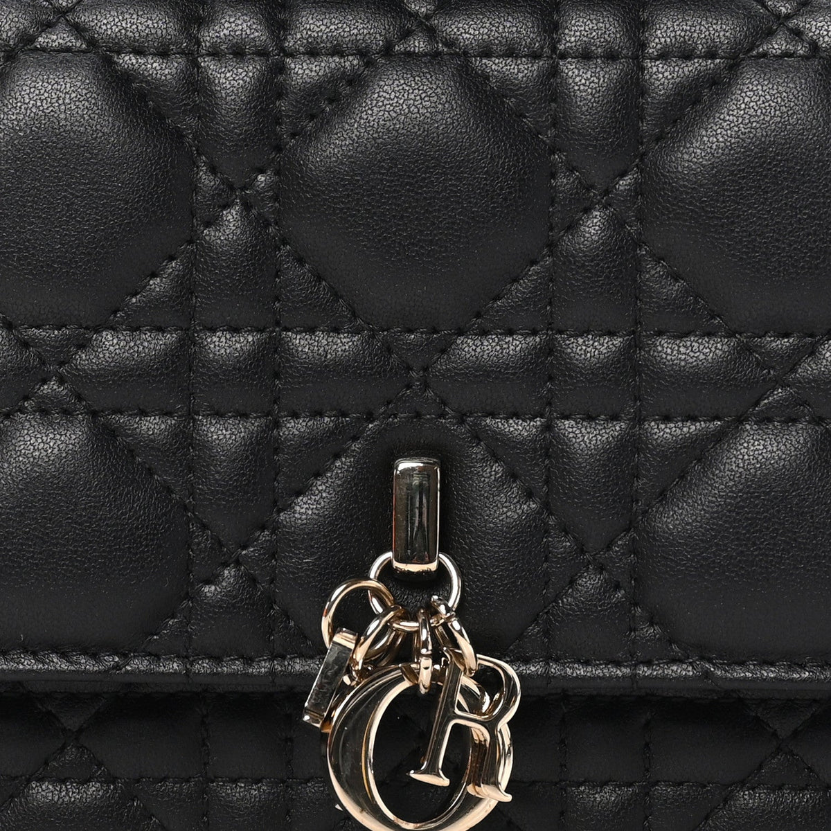 Lambskin Cannage Mini My Dior Bag Black