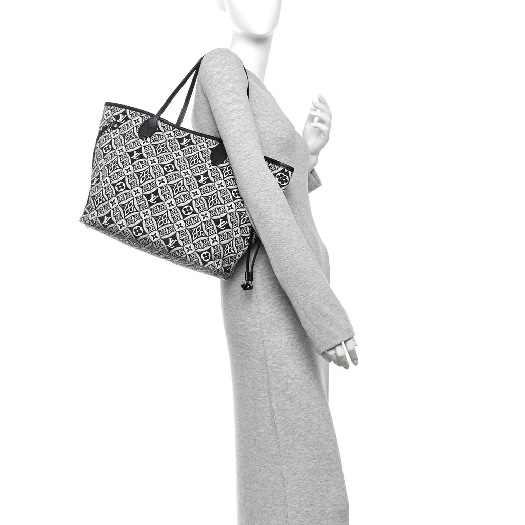 Jacquard Since 1854 Neverfull MM Grey