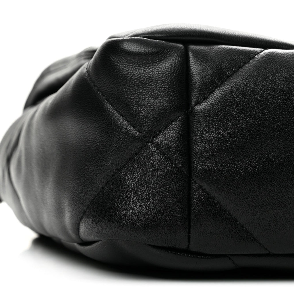 Lambskin Quilted Medium Chanel 19 Flap Black