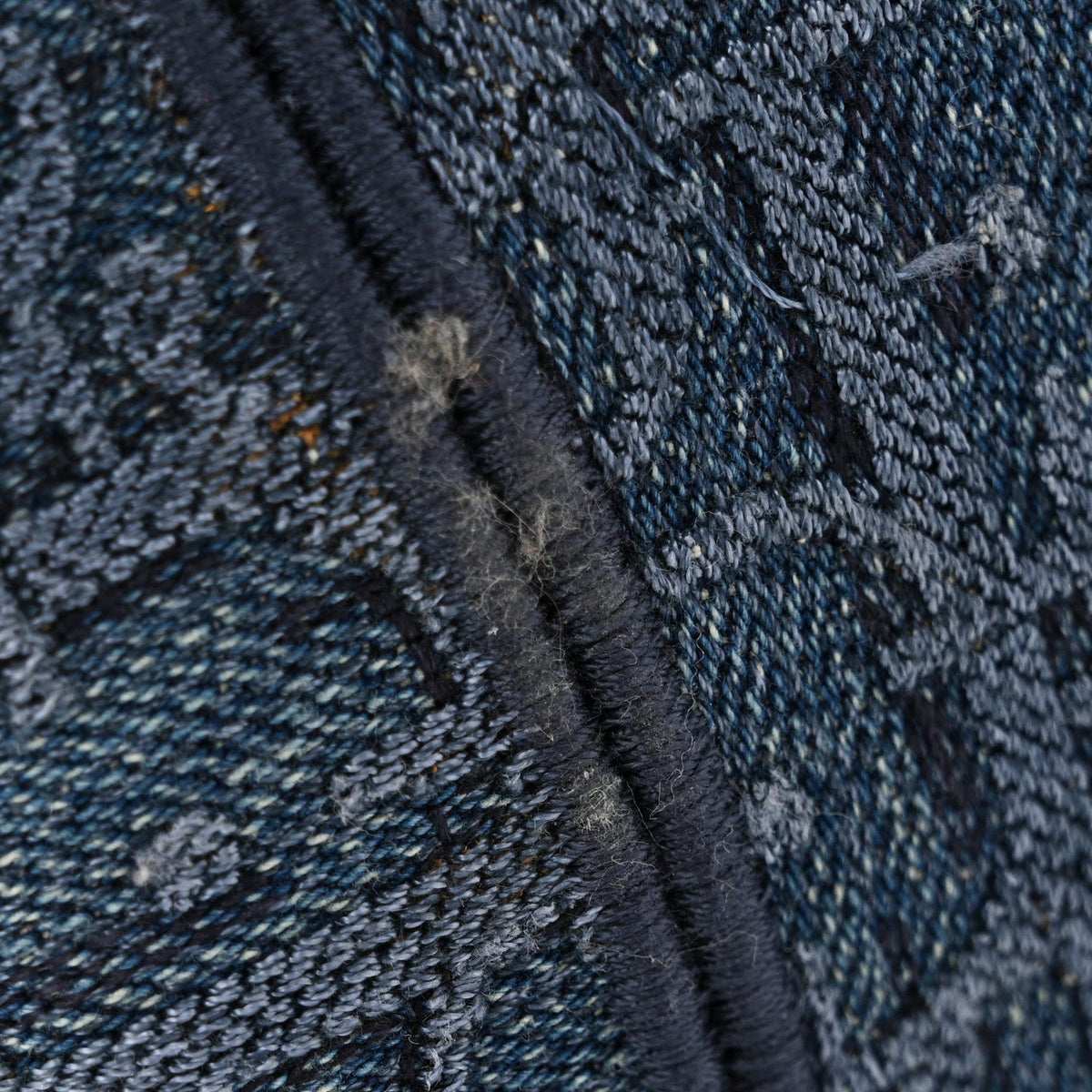 Oblique Denim Medium Book Tote Blue