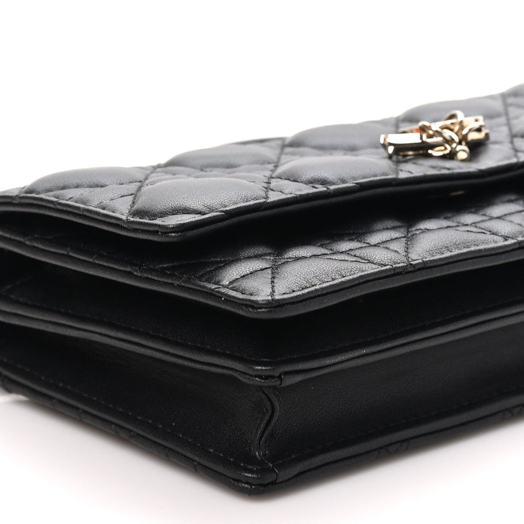 Lambskin Cannage Mini My Dior Bag Black