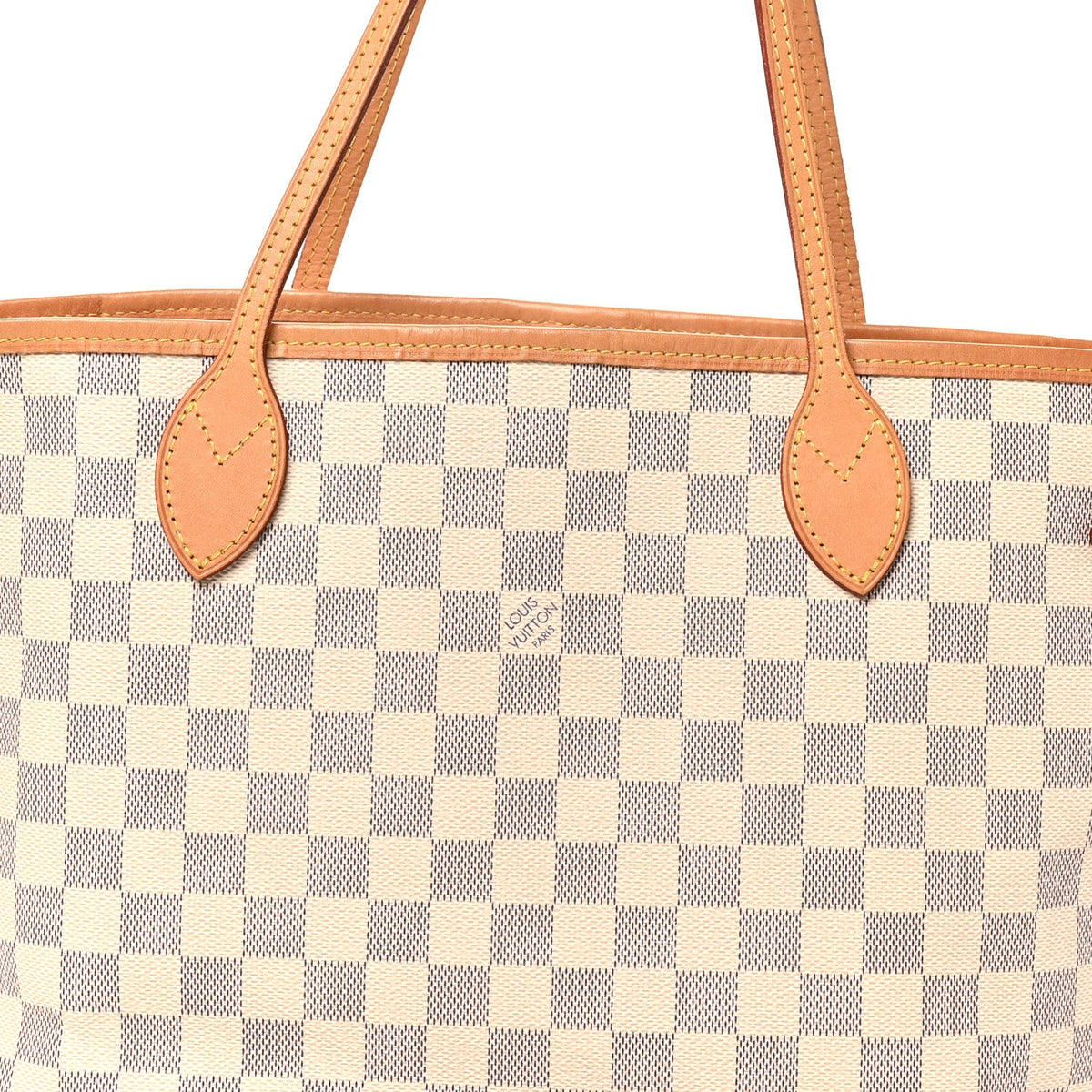 Damier Azur Neo Neverfull MM Rose Ballerine