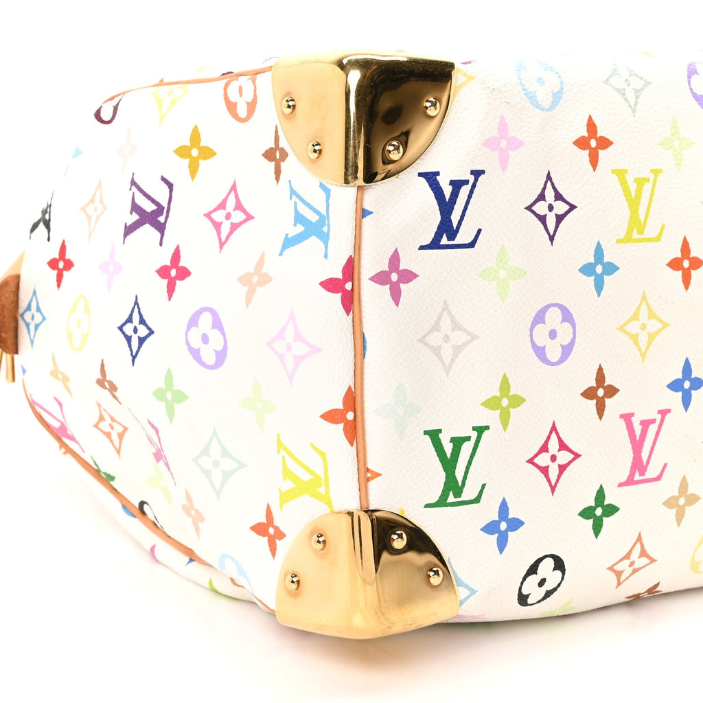 Monogram Multicolor Speedy 30 White