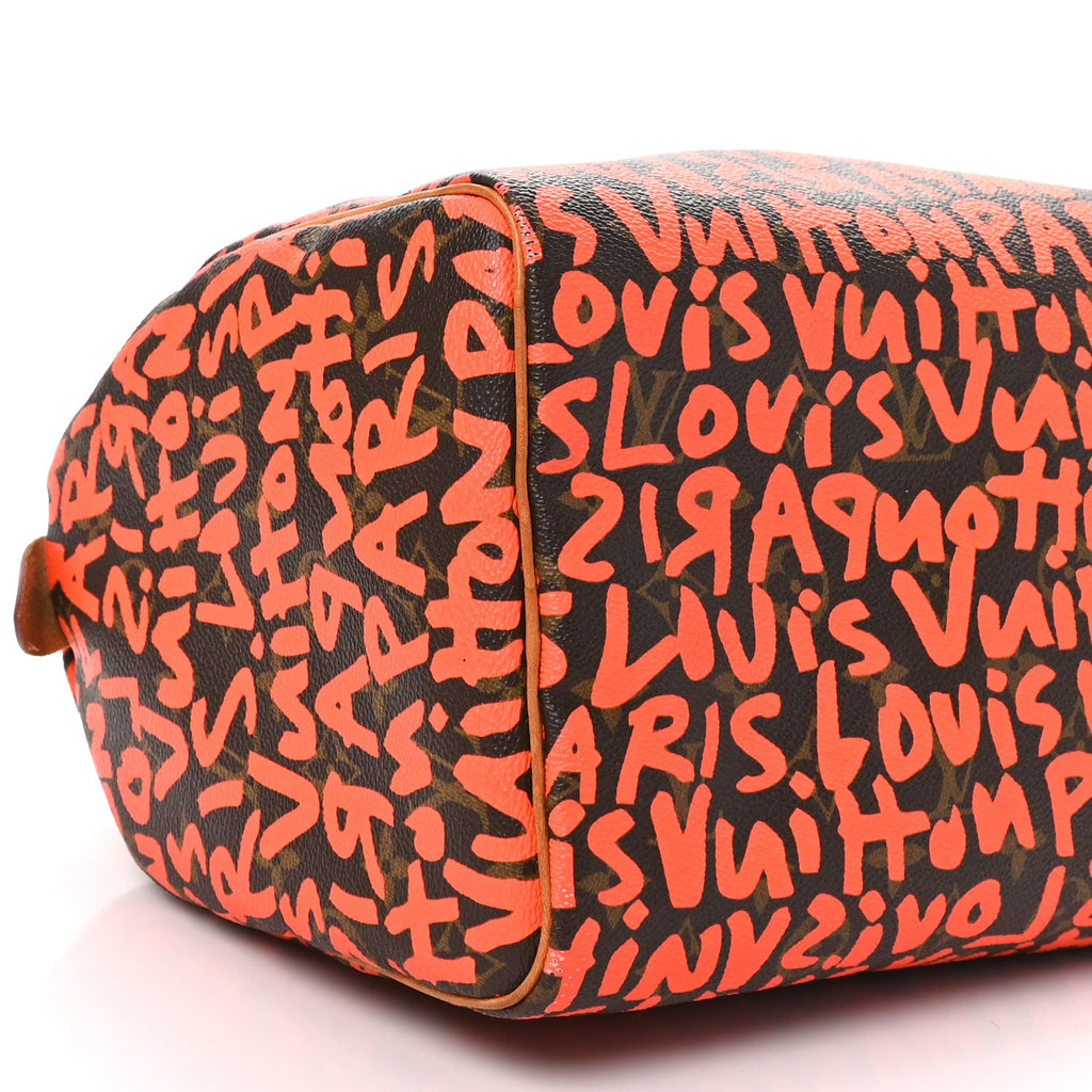 Monogram Graffiti Speedy 30 Orange