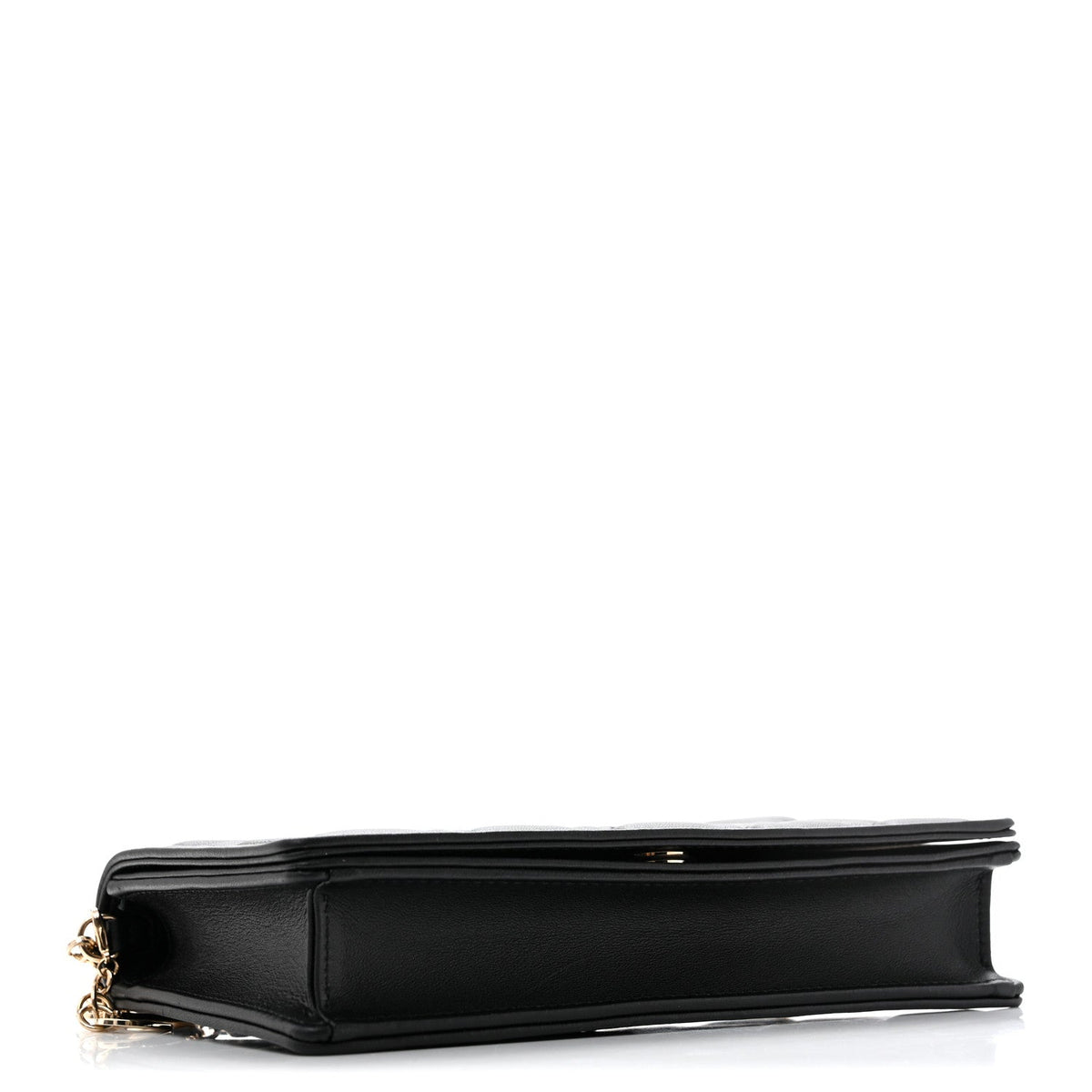 Lambskin Cannage Lady Dior Pouch Black