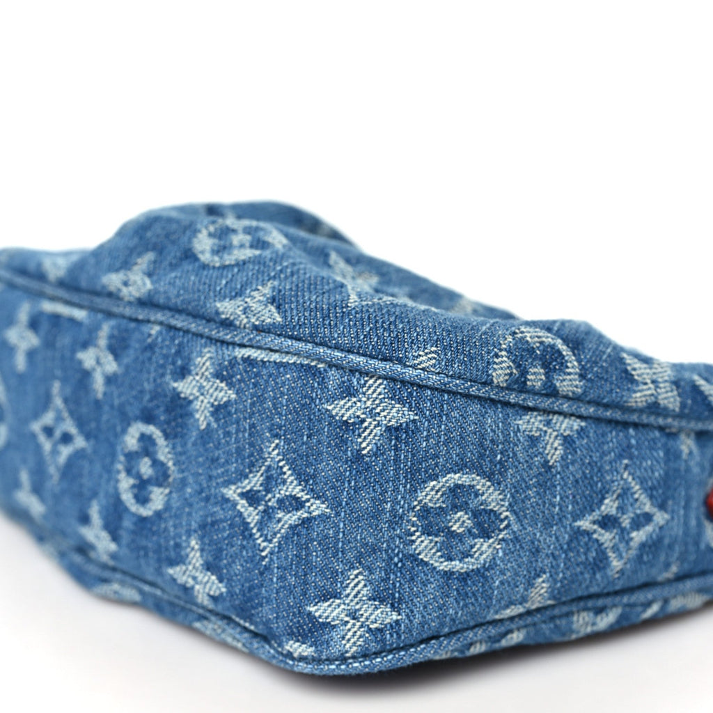 Monogram Denim Pochette Valley Blue