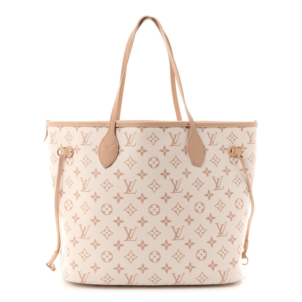 Monogram Inside Out Reversible Neverfull MM Dune Hazelnut