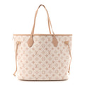 Monogram Inside Out Reversible Neverfull MM Dune Hazelnut