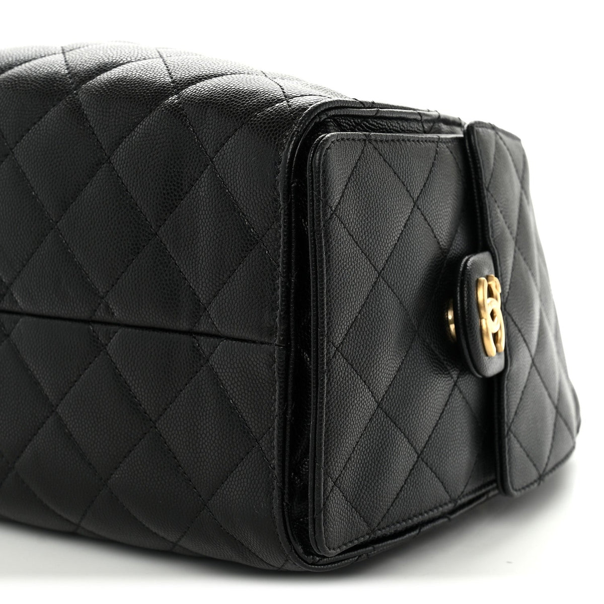 Caviar Quilted Small Chanel 25 Handbag Black
