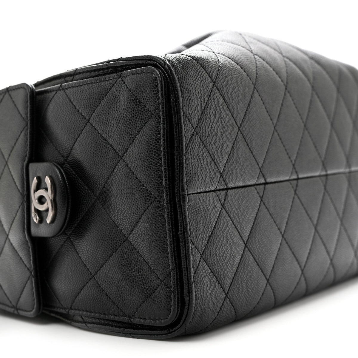 Caviar Quilted Small Chanel 25 Handbag Black