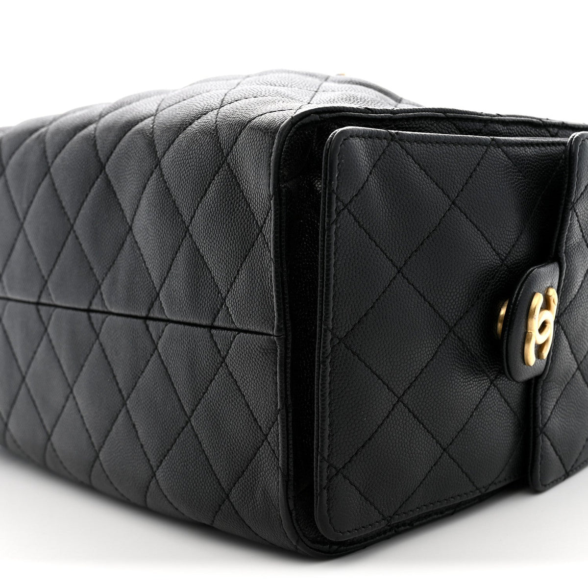 Caviar Quilted Small Chanel 25 Handbag Black
