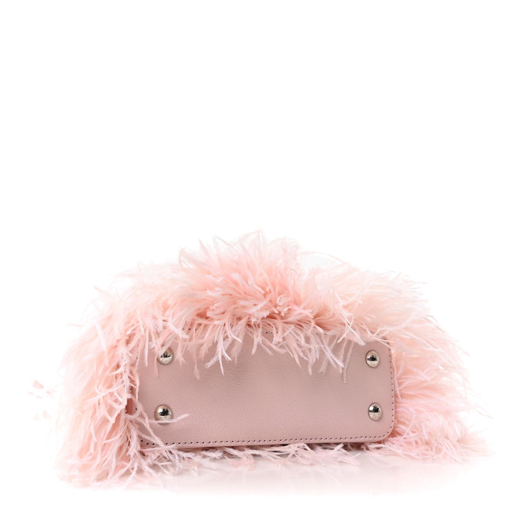 Ostrich Feather Capucines Mini Pink