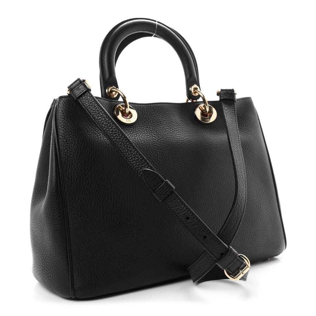 Bullcalf Medium Diorissimo Tote Black Rose Indien