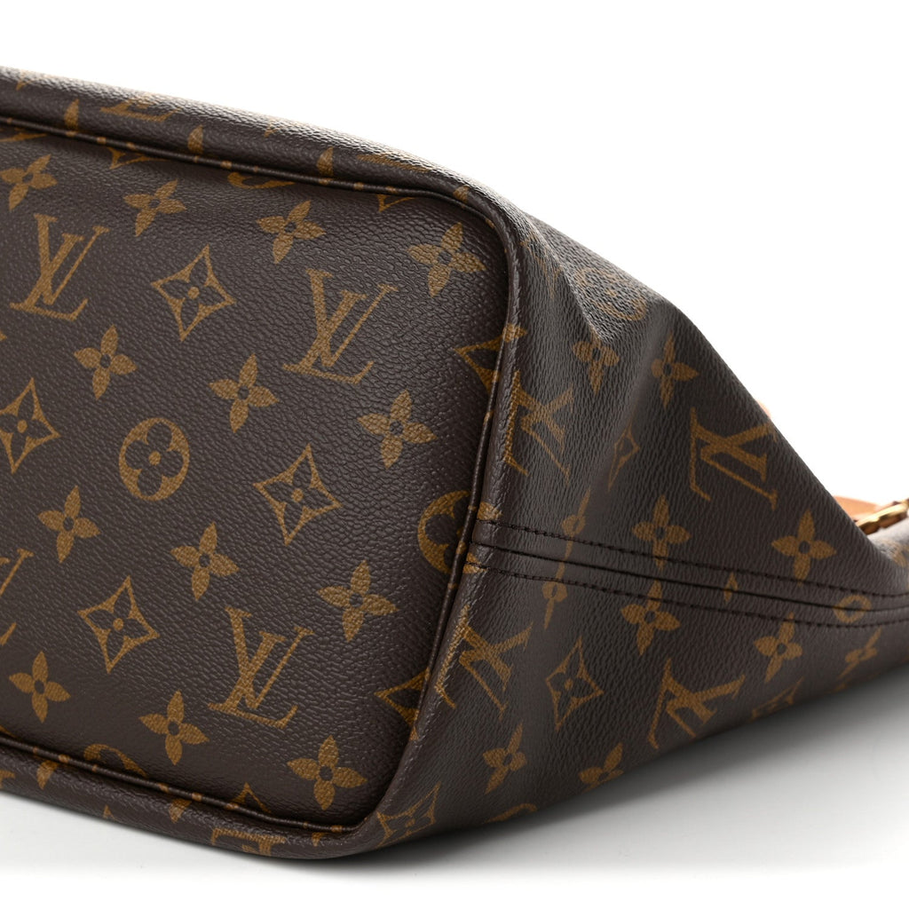 Monogram Inside Out Neverfull Bandouliere MM Jaune Safran