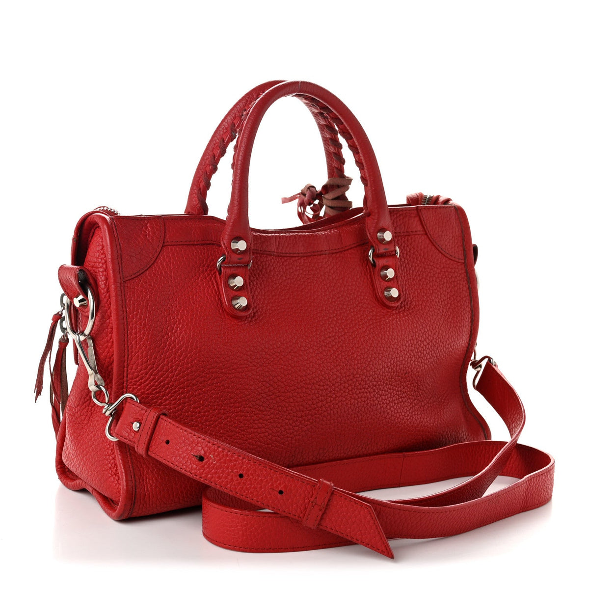 Vibrato Calfskin Classic Silver Hardware S City Rouge Cerise