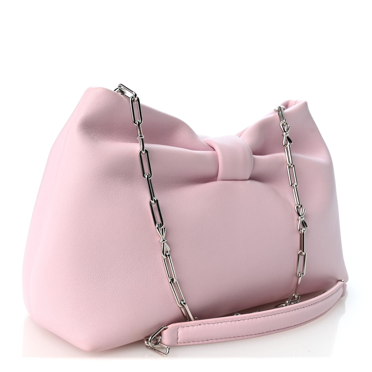 Lambskin Small Bow Bag Rose Songe