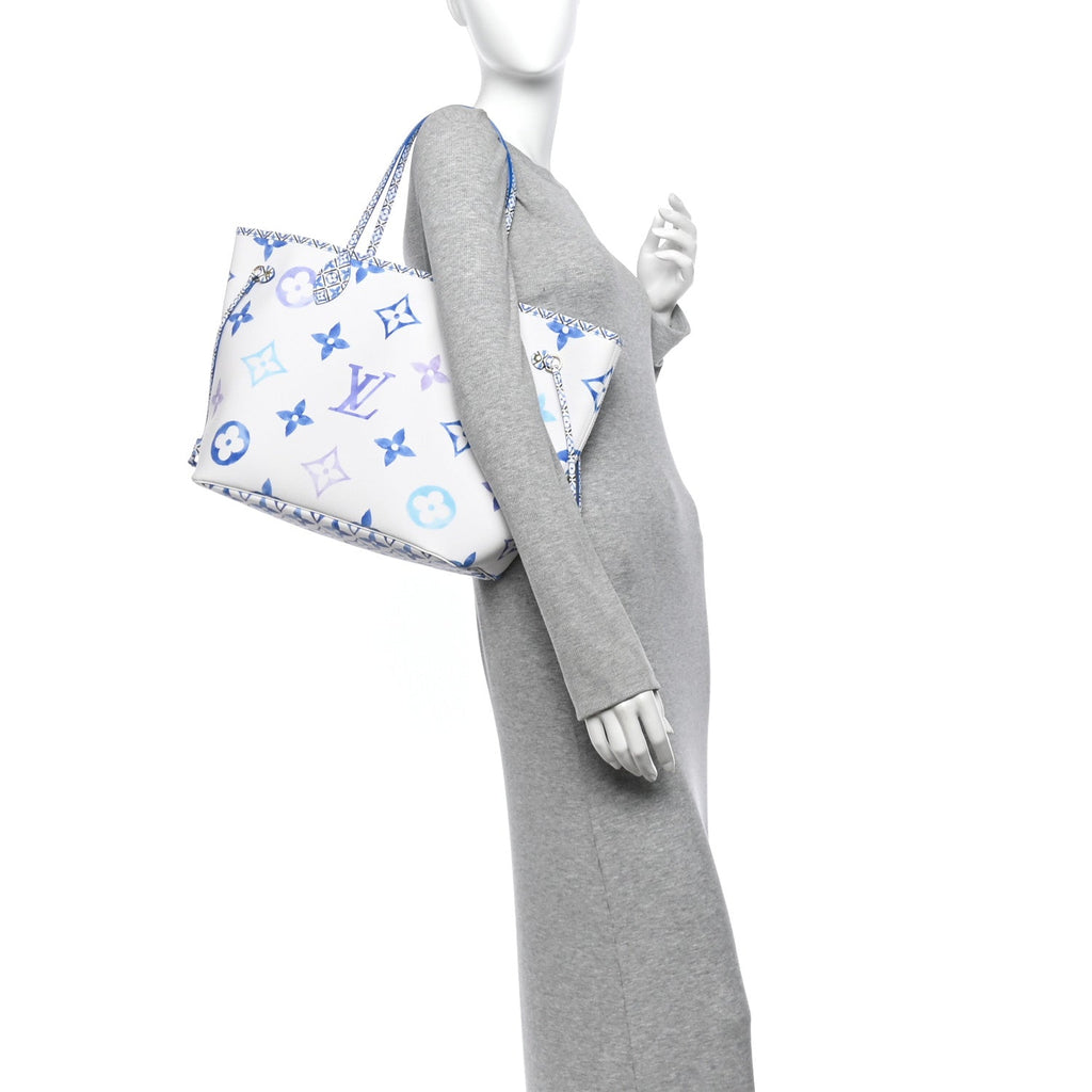 Monogram Giant By The Pool 2.0 Neverfull MM Blue