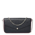 Epi Pochette Felicie Black Hot Pink