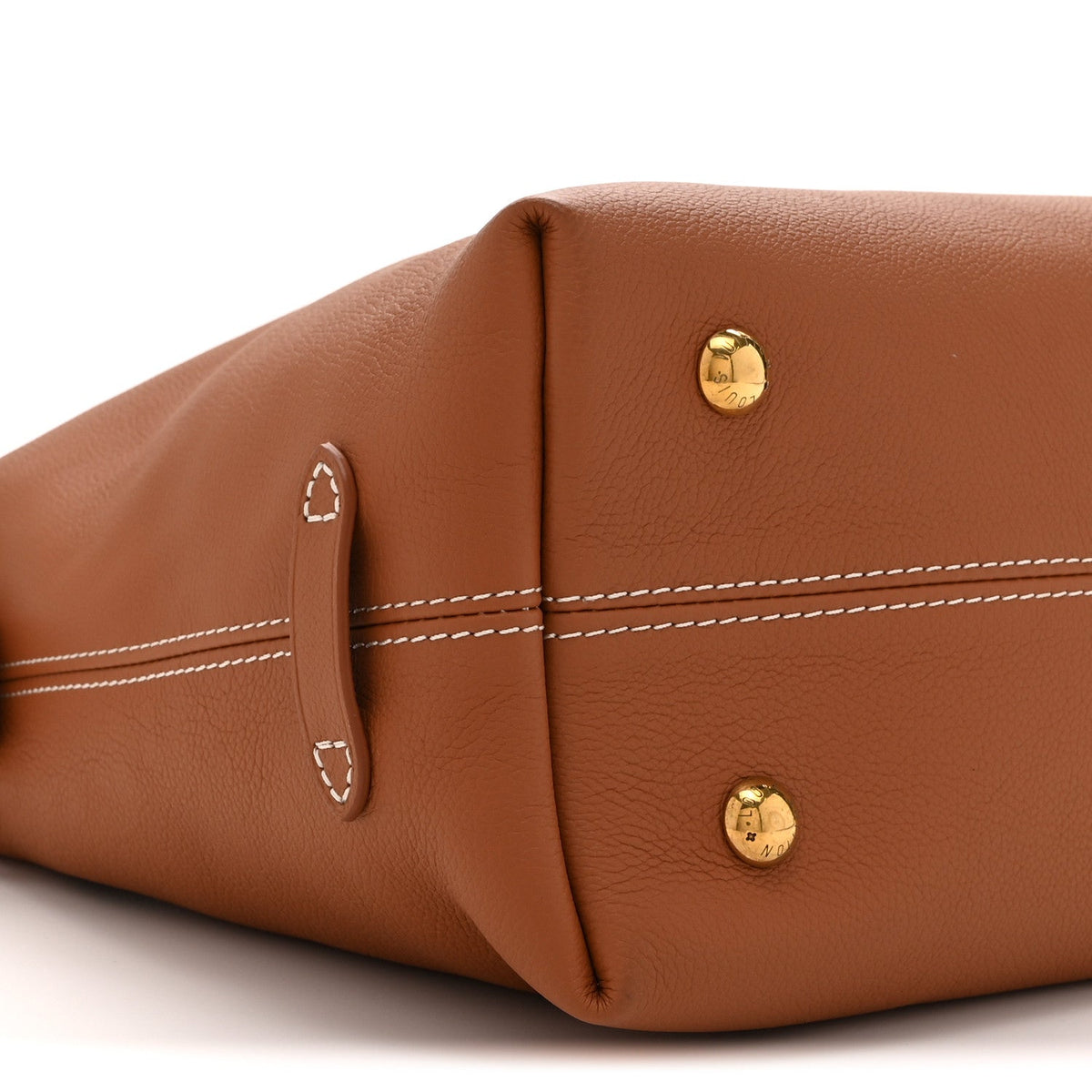 Grained Calfskin Low Key Hobo PM Cognac
