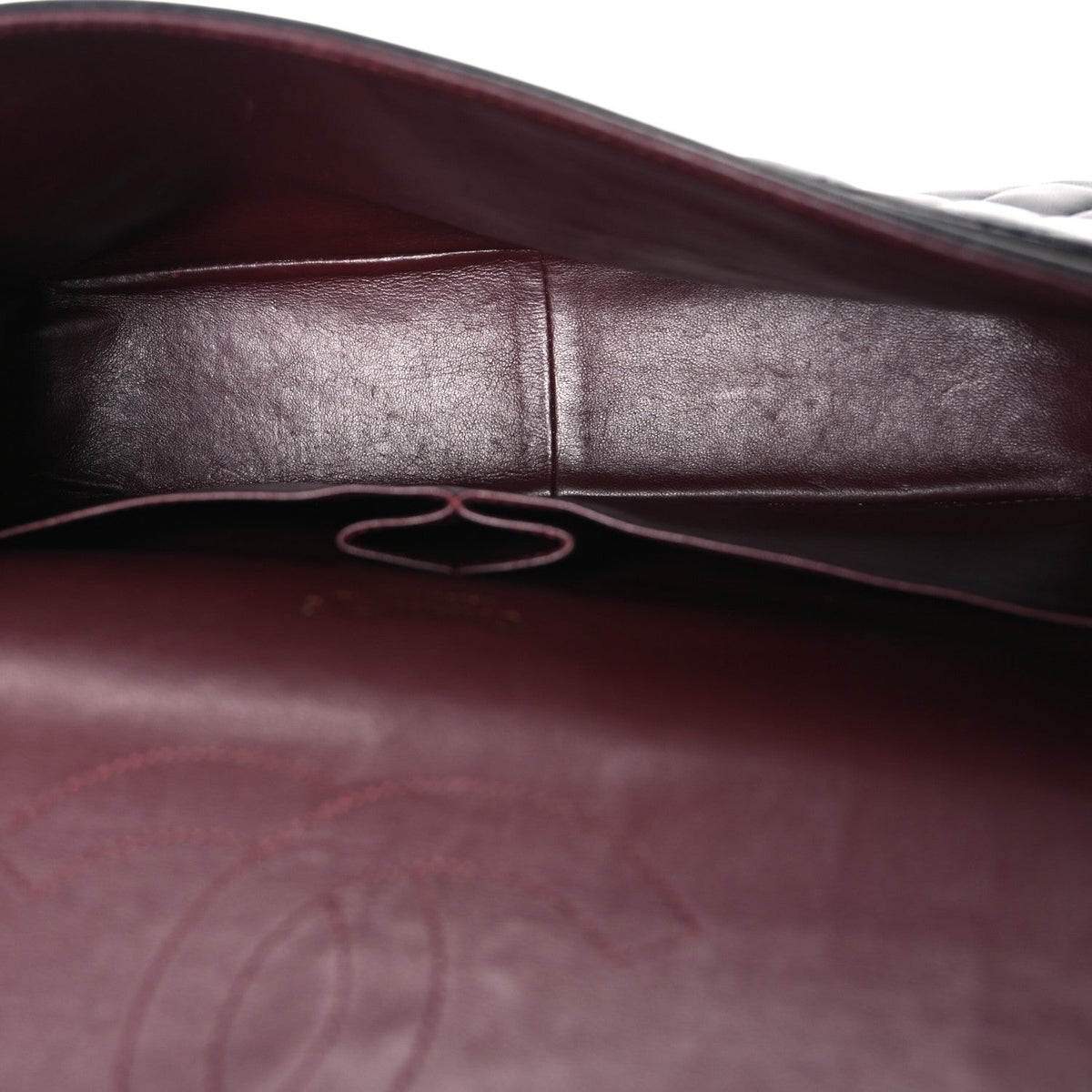 Lambskin Quilted Maxi Double Flap Black