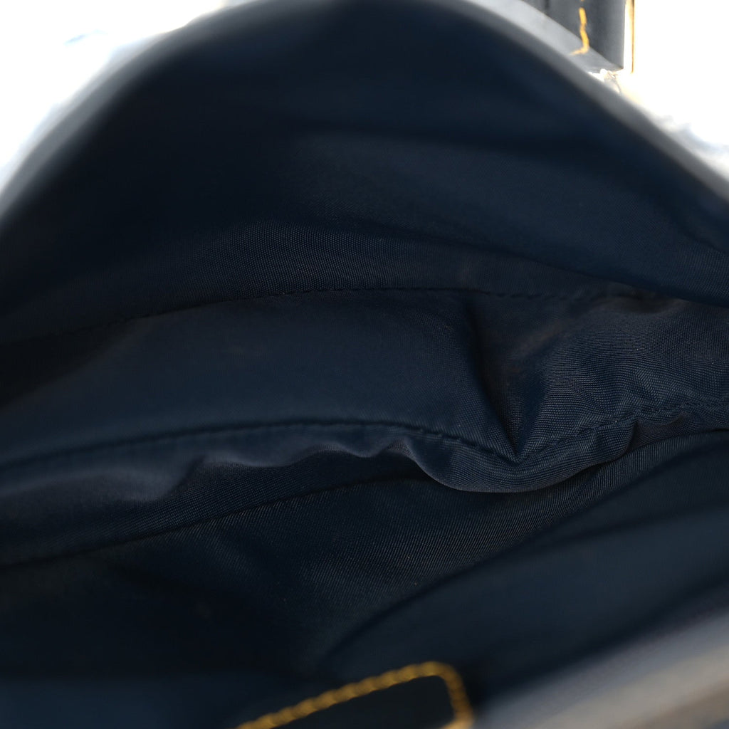 Monogram Saddle Bag Blue
