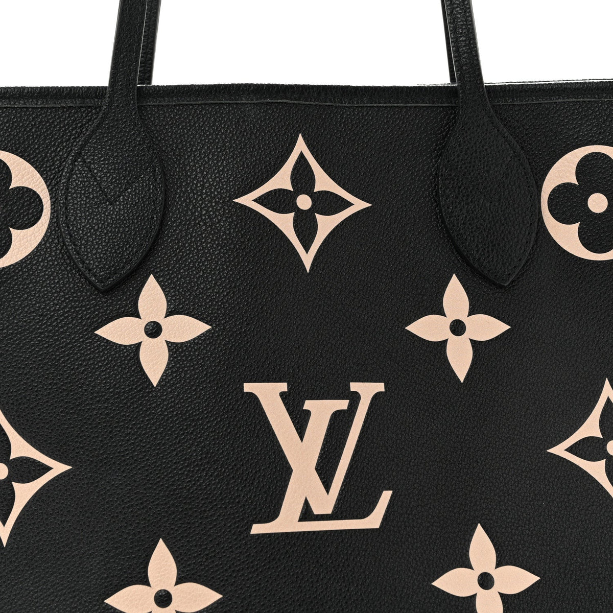 Empreinte Monogram Giant Neverfull MM Black Beige