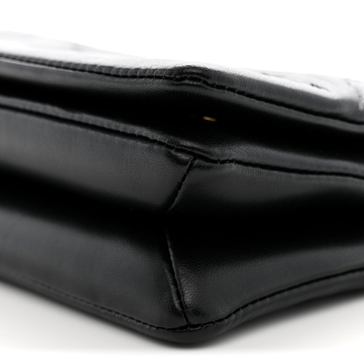 Lambskin Embossed Monogram Pochette Coussin Crossbody Black