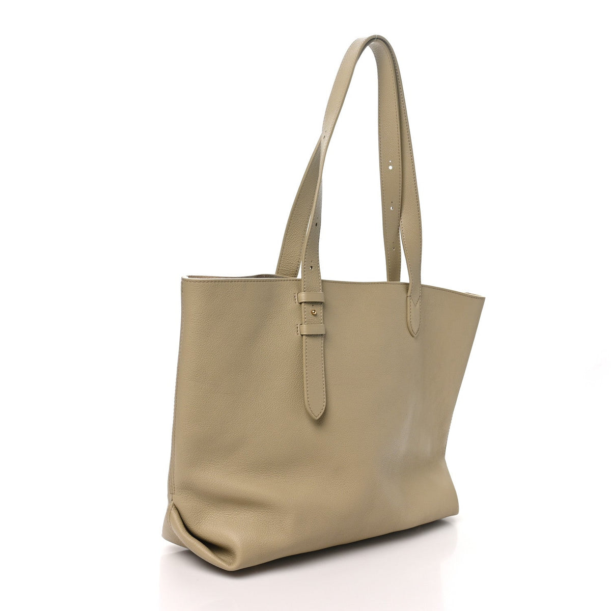Grained Calfskin Low Key Cabas MM Clay
