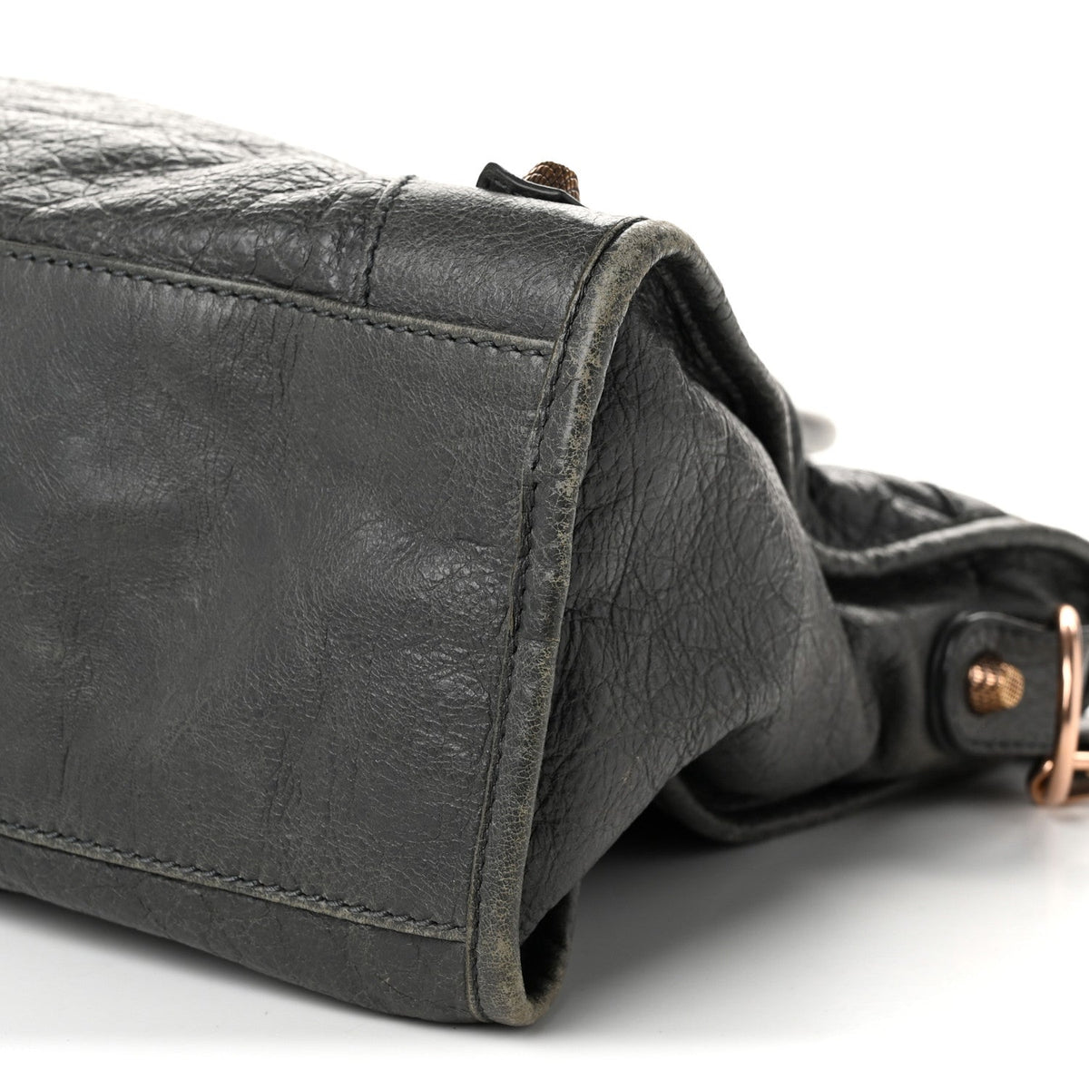 Agneau Giant 12 Rose Gold Hardware City Gris Tarmac