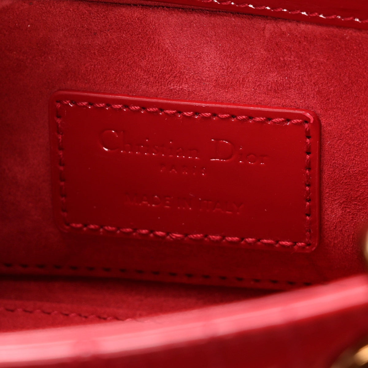 Patent Cannage Small Lady D-Joy Red
