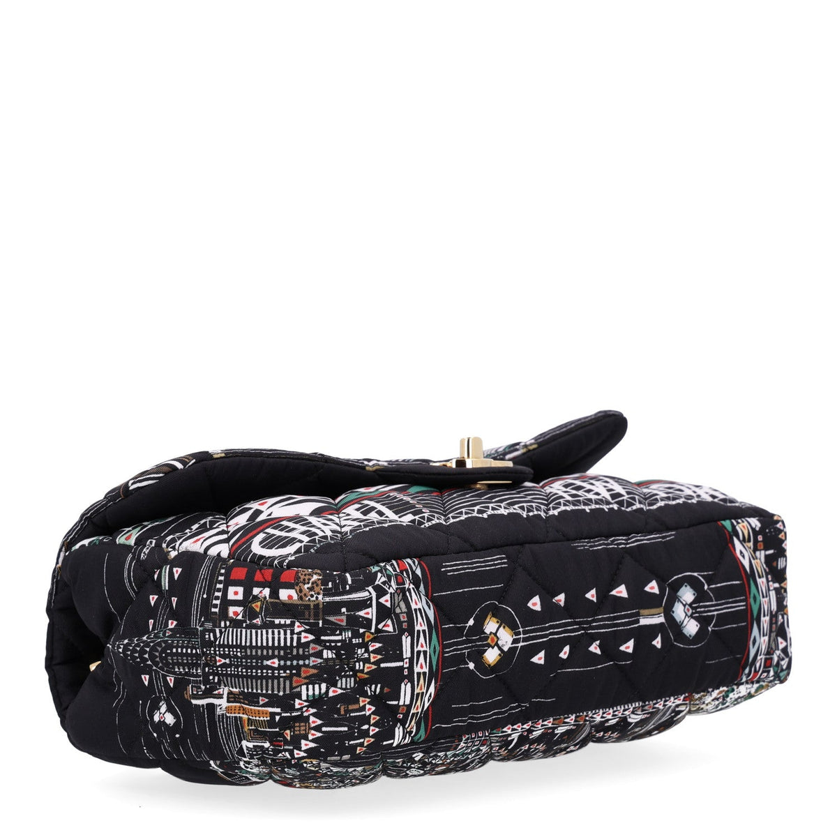 Nylon New York Skyline Flap Black Multicolor