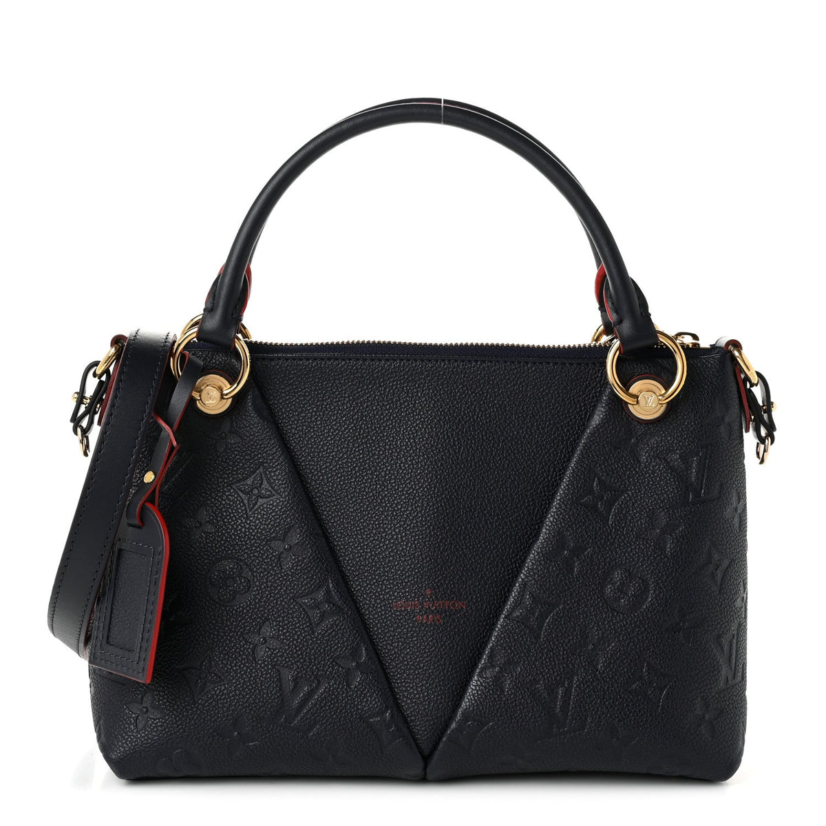 Empreinte V Tote BB Marine Rouge