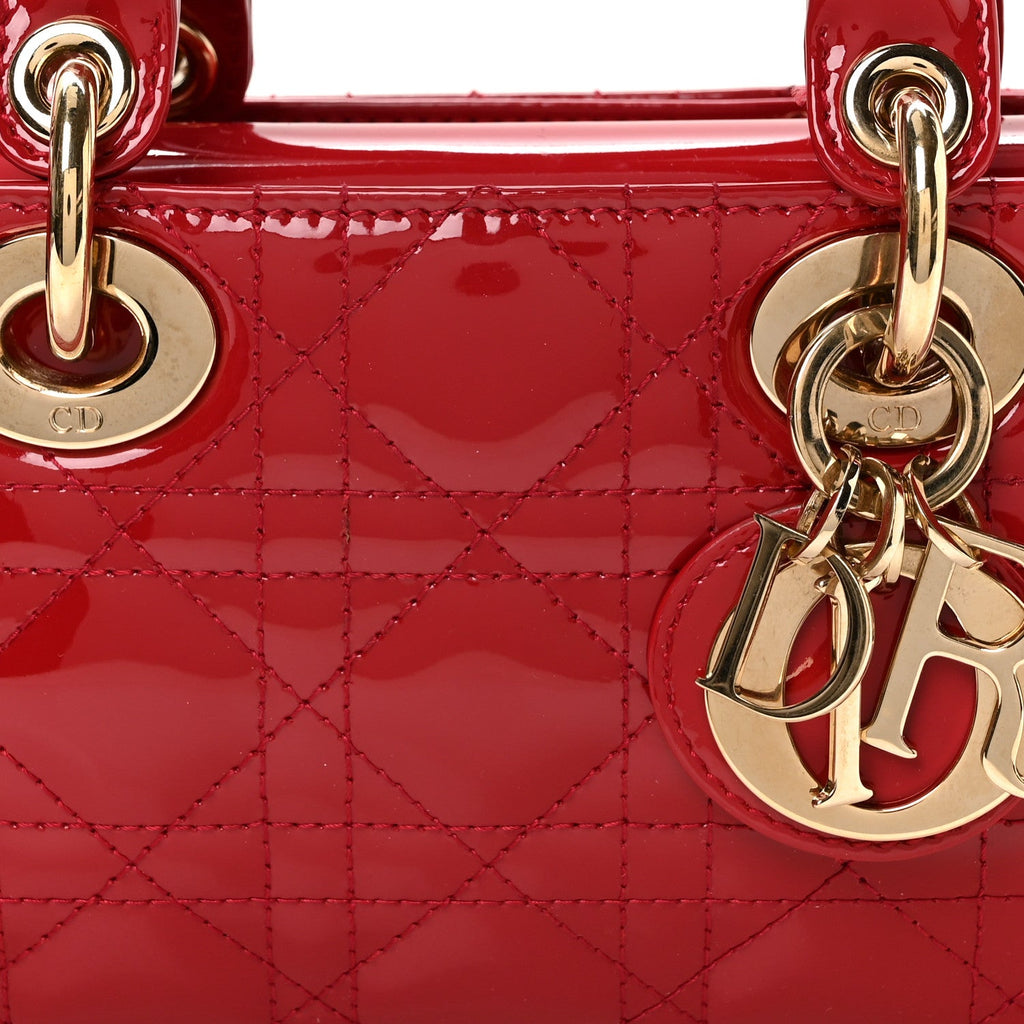 Patent Cannage Small Lady D-Joy Red