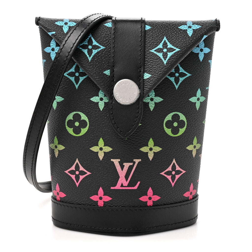 Monogram Envelope Pouch Gradient Black