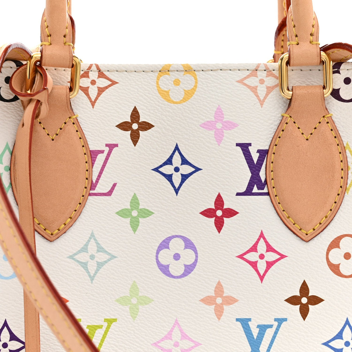 LV X TM Monogram Multicolor Onthego MM White