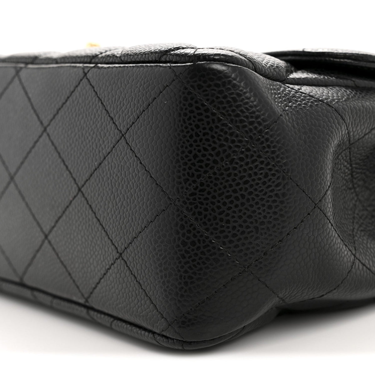 Caviar Quilted Jumbo Single Flap Black