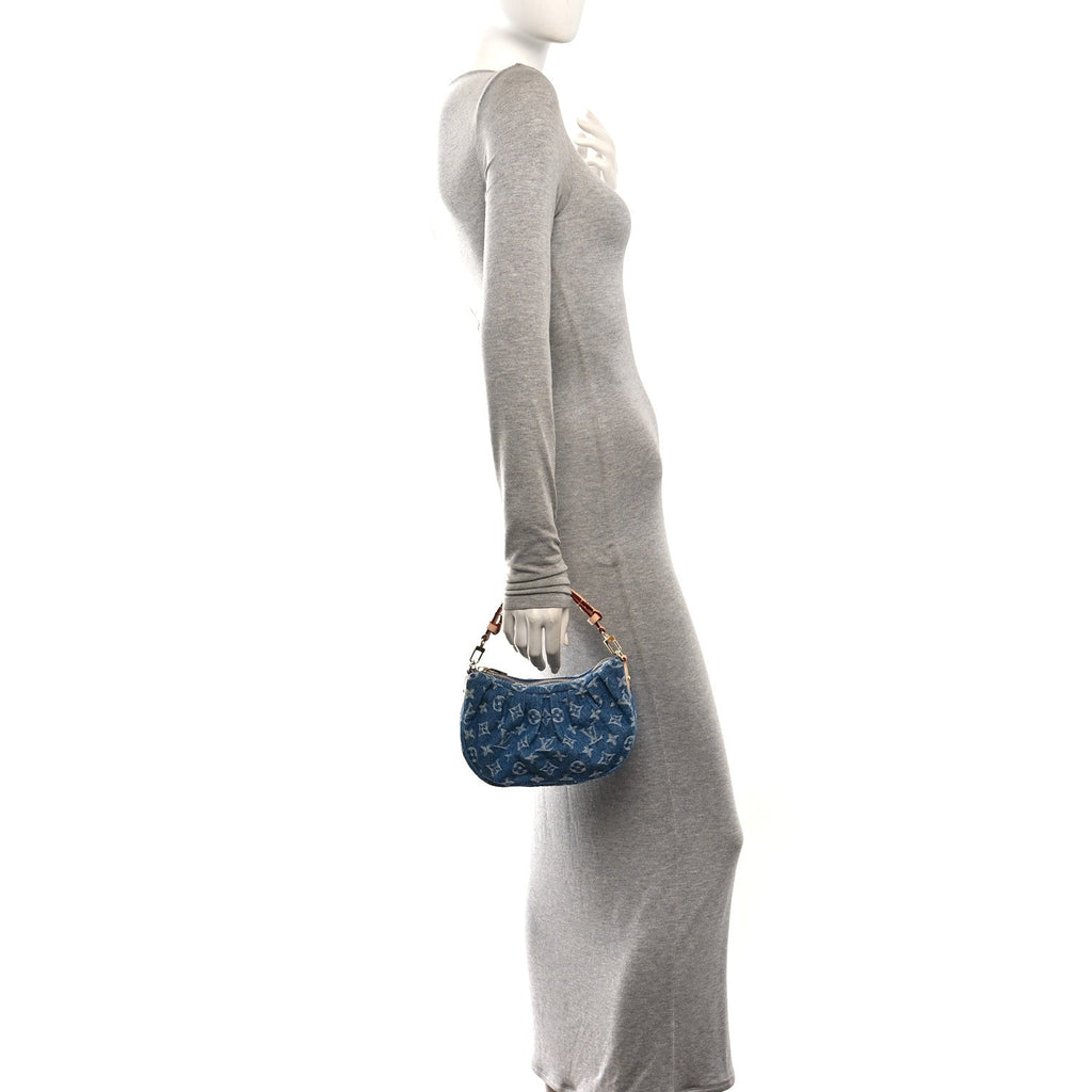 Monogram Denim Pochette Valley Blue