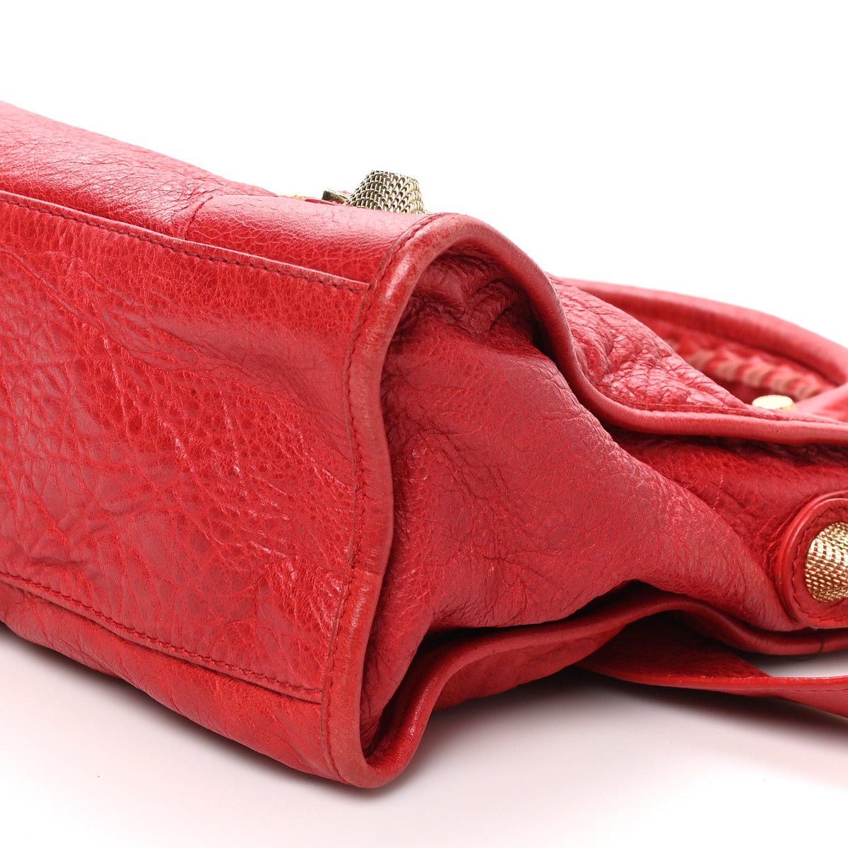 Agneau Giant 21 Gold Hardware City Rouge Coquelicot