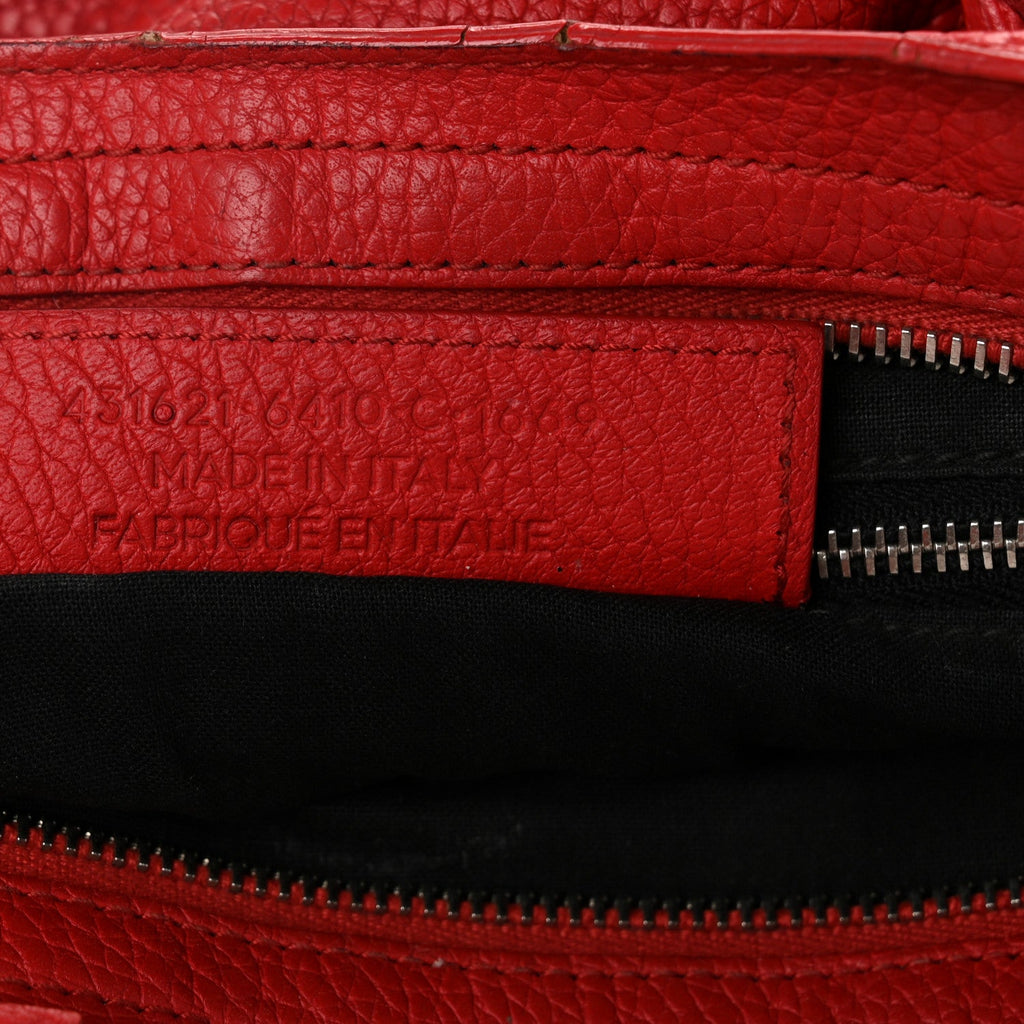 Vibrato Calfskin Classic Silver Hardware S City Rouge Cerise