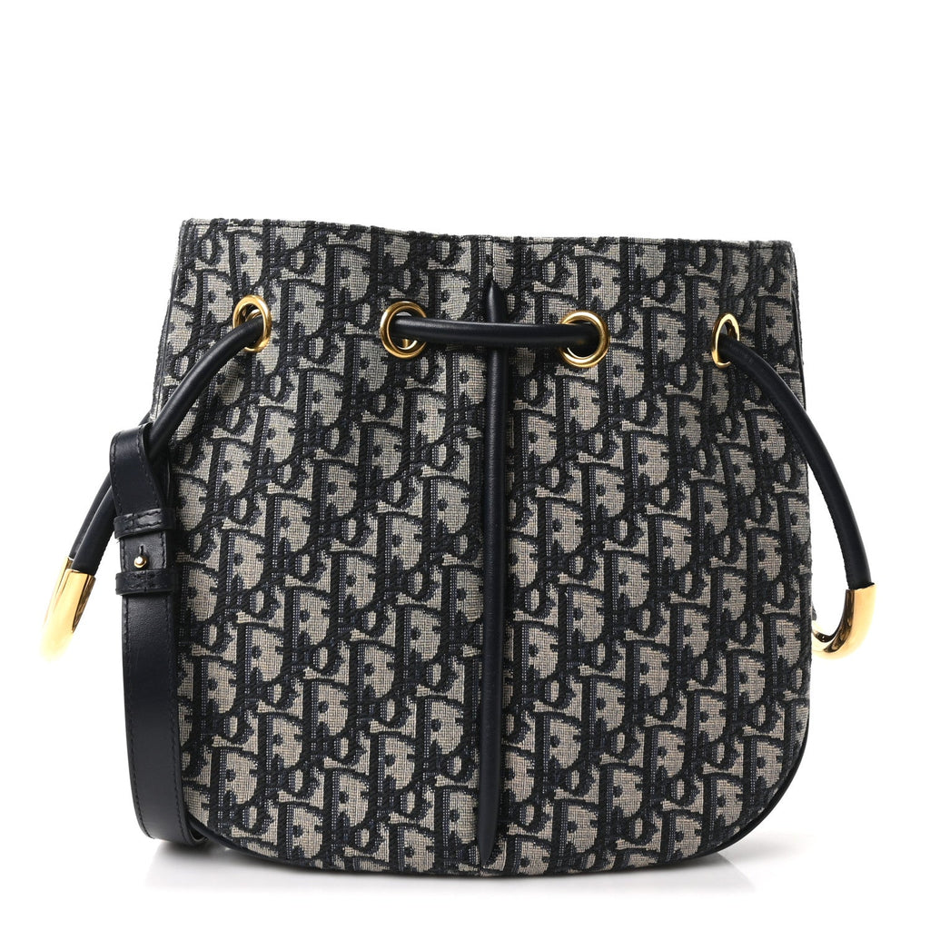 Oblique Medium Nolita Bucket Bag Blue