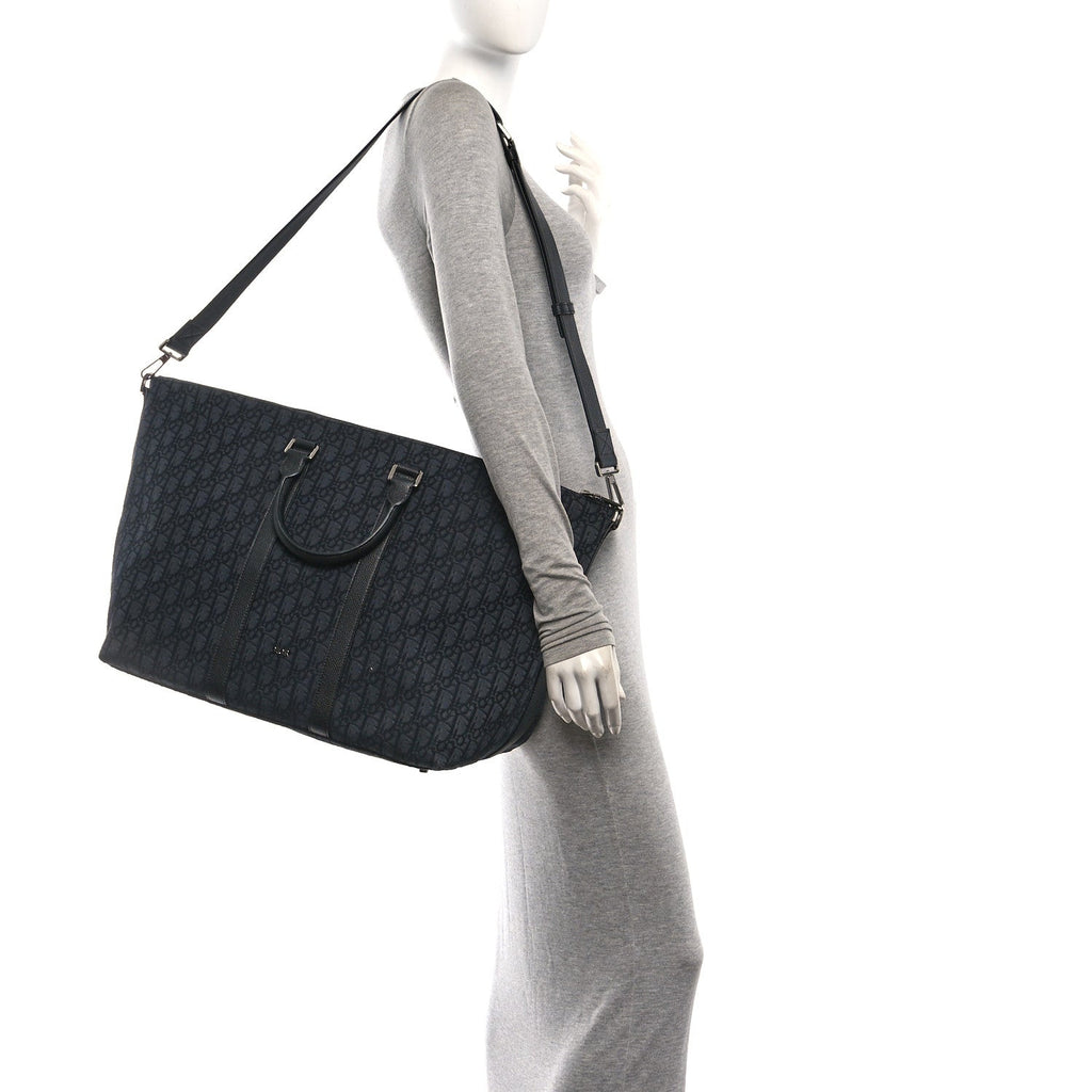Maxi Oblique Jacquard Weekender 40 Black